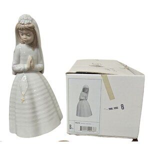 Nao Lladro First Communion Girl 9" Figurine Porcelain Prayer